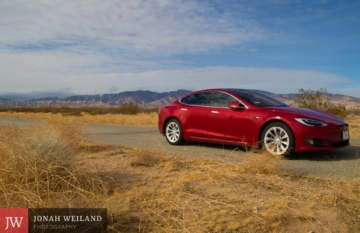 Tesla Model S in Mojave, CA