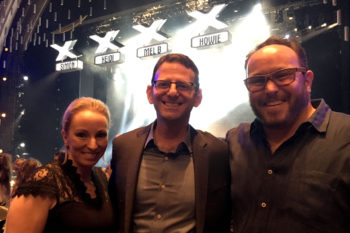 Sharon, Kevin and I at the conclusion of the America's Got Talent Season 11 finale.